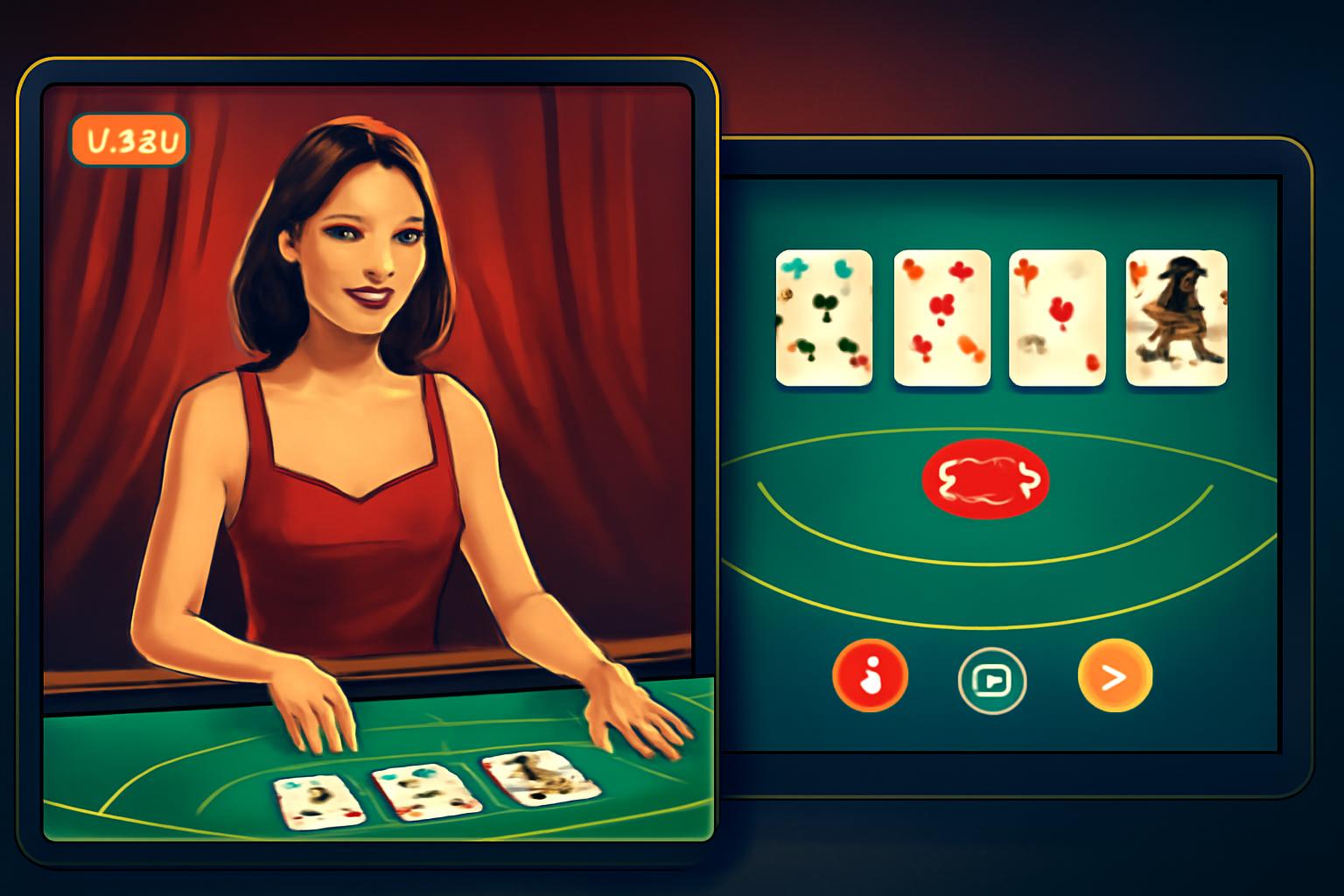 The Impact of Video Quality and Interface in Live Dealer Games