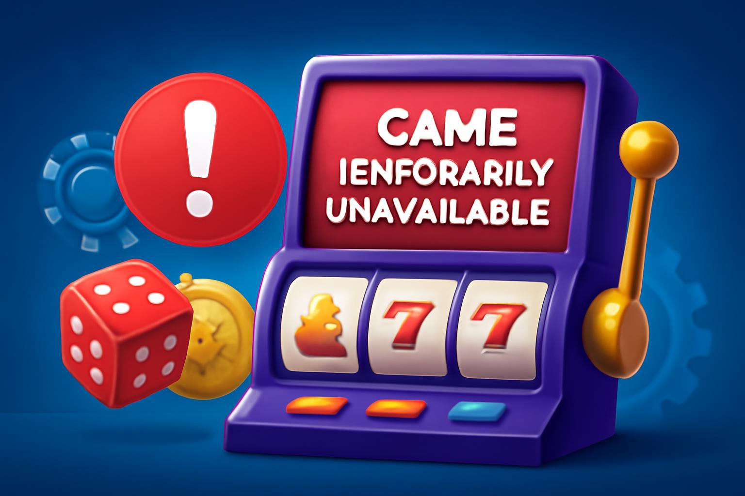 Checking if Your Casino Game is Temporarily Unavailable
