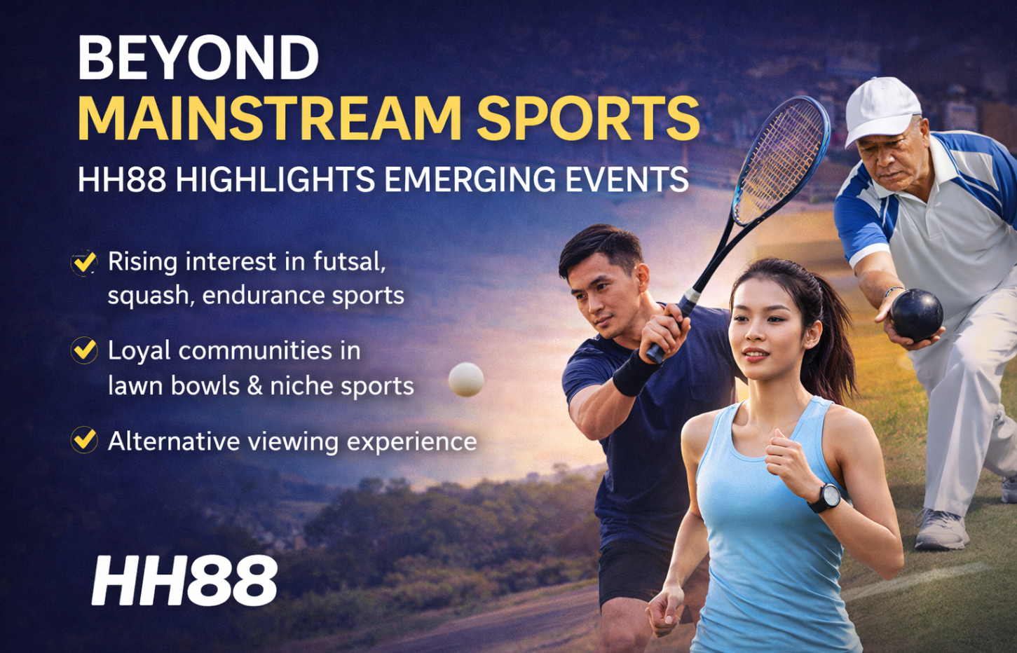 HH88 explores emerging sports trends beyond the usual spotlight.