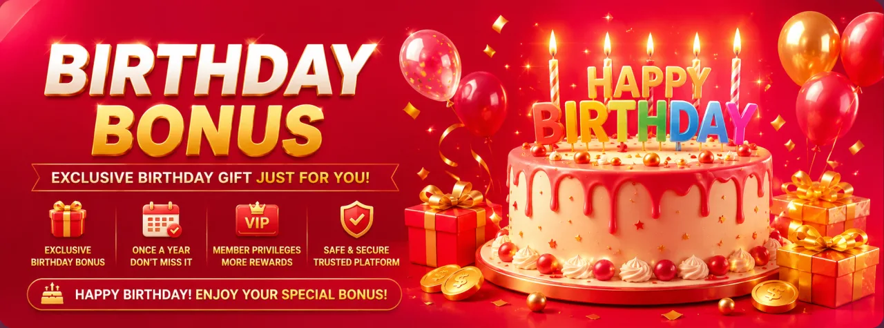 HH88 Birthday Bonus | Exclusive VIP Member Red Packet