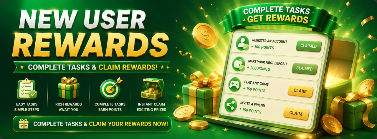 Exclusive Welcome Rewards for New Players at HH88: Complete Tasks and Earn Big!